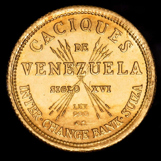 Venezuela. Cacique. (1,48 g.). UNC-.