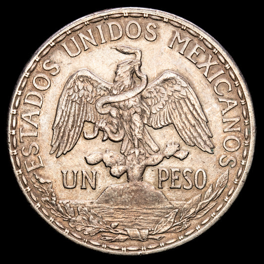 México. 1 Peso. (27,03 g.). 1911. KM-453. EBC-. Escasa