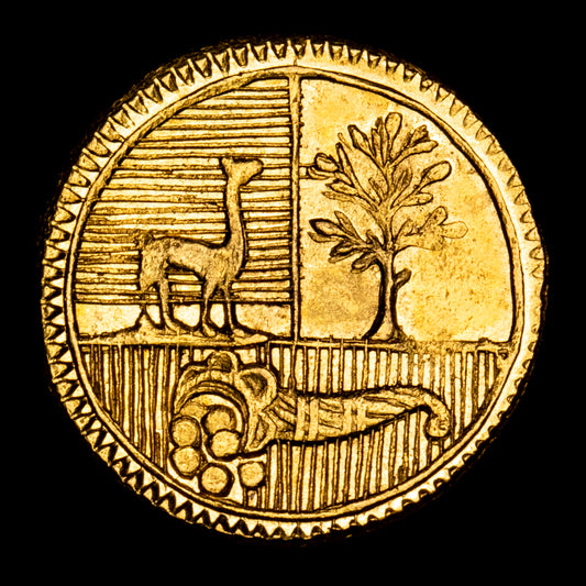 República del Perú. 1/2 Escudo. (1,67 g.). Lima. 1827. Ensayador J·M. KM-146.1. SC-. Brillo original. Raro así. Fecha clave.