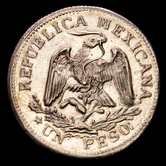 Revolución Mexicana. Un peso. (10.92 g.). Taxco. 1915. KM-610. EBC-.
