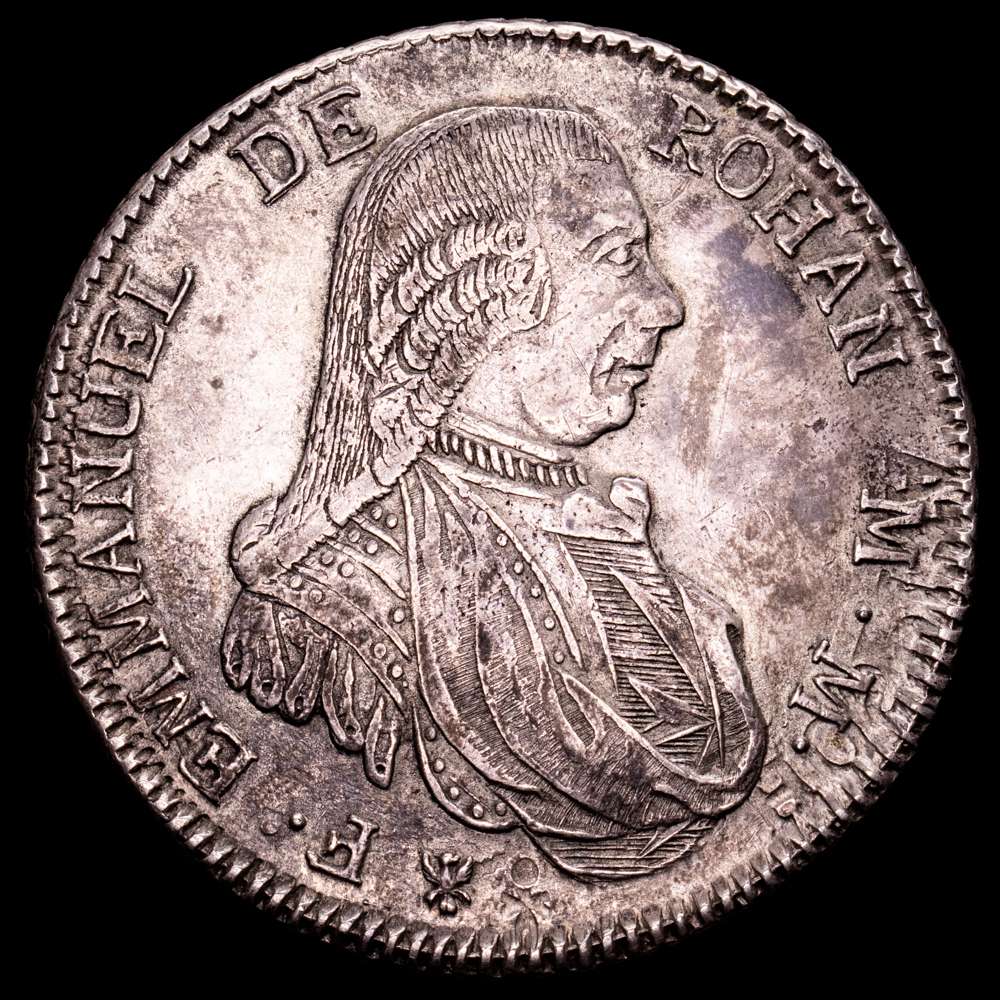 Malta – Emmanuel. 30 Tari. (29,64 g.). La Valete. 1789. DAV-1608. XF+. Excelente condición.