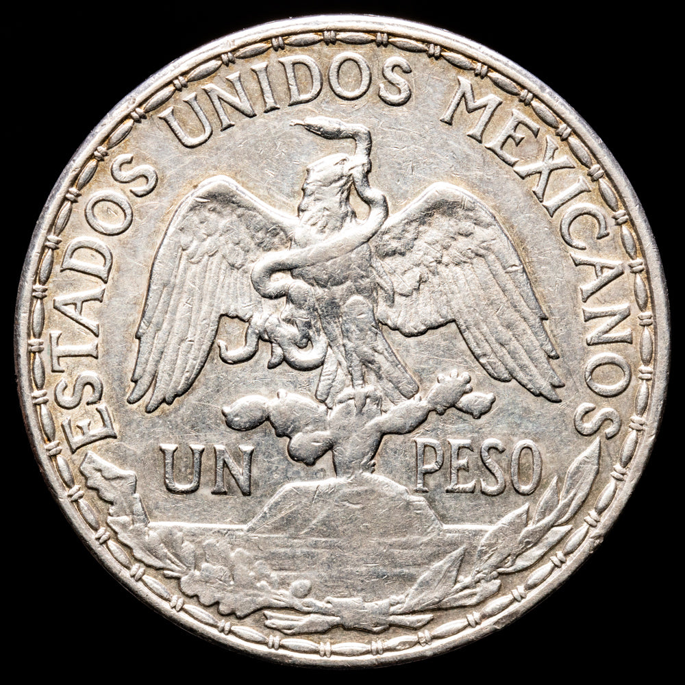 México. 1 Peso. (27,05 g.). México. 1910. KM-453. EBC-. Escasa.