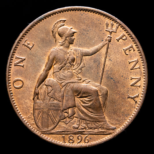 Gran Bretaña – Victoria Queen. 1 Penny. (9,56 g.). 1896. KM-790. UNC.