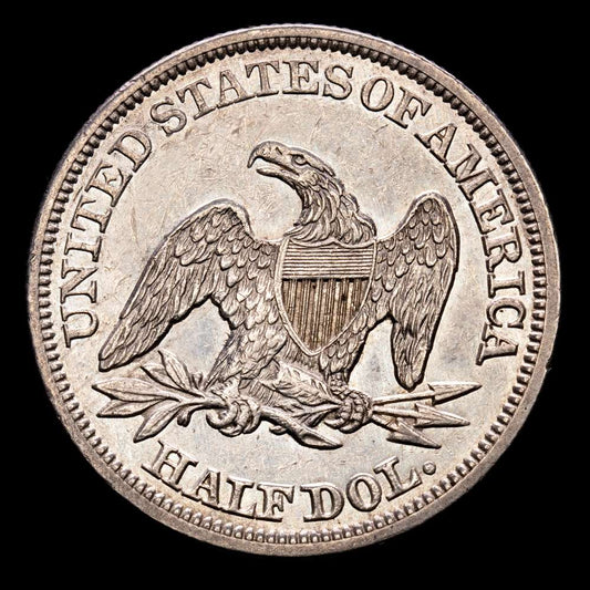 Estados Unidos. Half Dollar. (13,46 g.). Philadelphia. 1843. KM-68. EBC+. Gran Parte de brillo original.