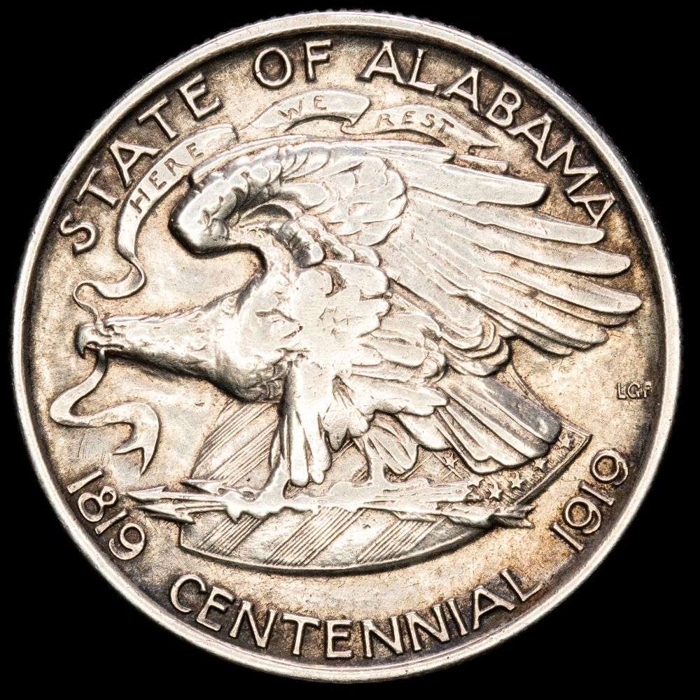 Estados Unidos. 1/2 Dolar (12,40 g.). Alabama. 1921. KM-148. XF-.