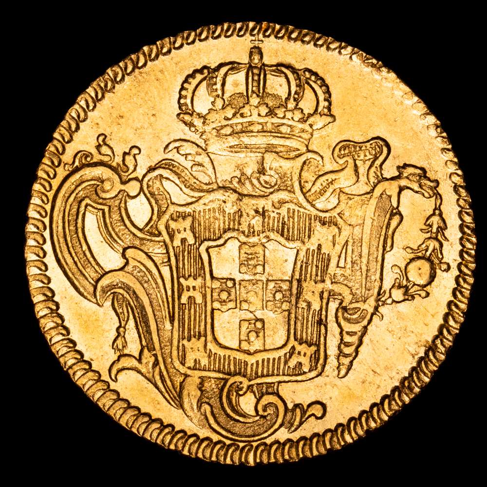 Brasil – Jose I. 6400 Reis. (14,24 g.). Río. 1774. Ensayador R. KM-172.2. EBC-.