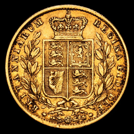 Gran Bretaña – Victoria. Soverano. (7,91 g.). London. 1857. KM-736.1. VF+.