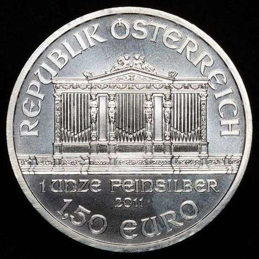 Vienna – 1½ Euro Philharmonic (Bullion Coin) Vienna, 2011. SC