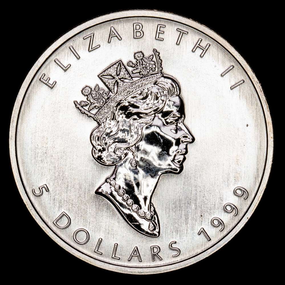 Canadá – Elisabeth II. 5 Dollars. (31,5 g.). 1999.UNC.