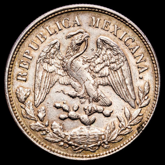 República de México. Un Peso. (27,13 g.). México. 1899. Ensayador A·M. KM-409.2. EBC-/MBC+.