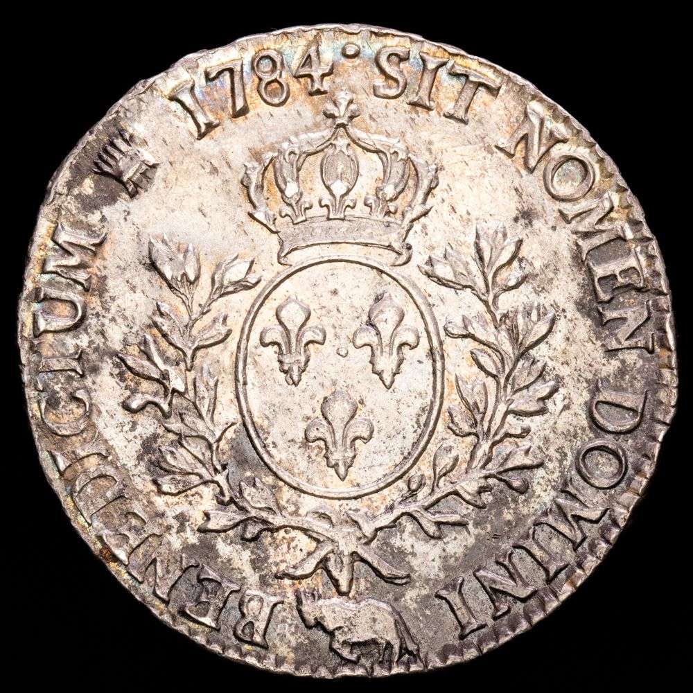 Francia. Luis XVI. 1 Ecu (29,11 g.). Pau. 1784. G-356A. XF.