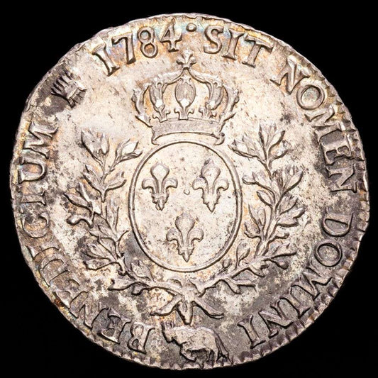 Francia. Luis XVI. 1 Ecu (29,11 g.). Pau. 1784. G-356A. XF.
