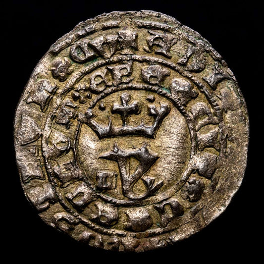 Portugal – D. Joao. Real Branco. (3,13 g.). Lisboa. (1385-1433). AG-52.02. MBC+.