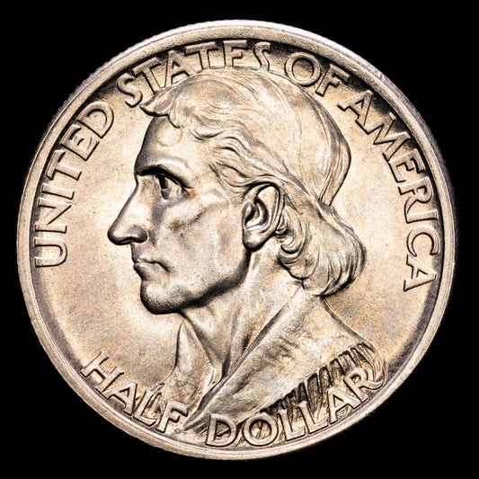ESTADOS UNIDOS. 1/2 dólar. 1935. AR. Bicentenario Daniel Boone. KM-165,1. SC.