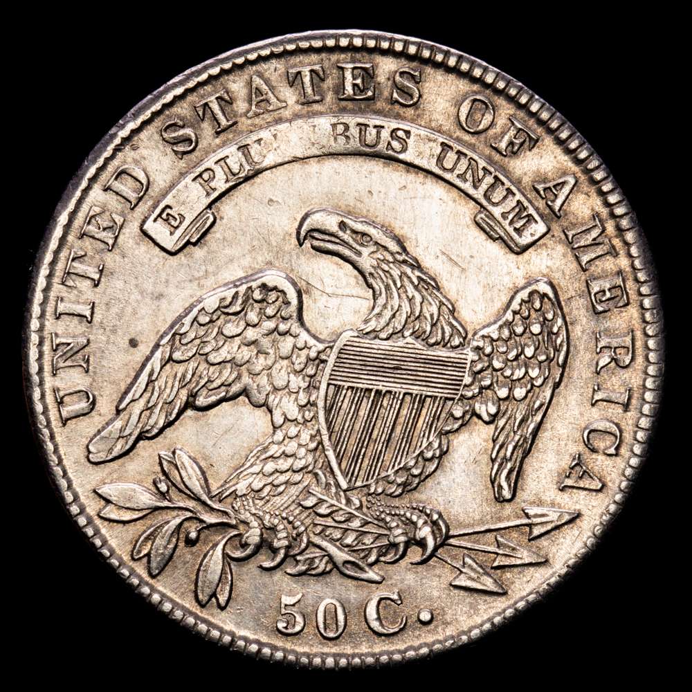 Estados Unidos. 1/2 dollar. 1835. Philadelphia. (Km-37). Ag. 13,45 g. Capped bust. XF .