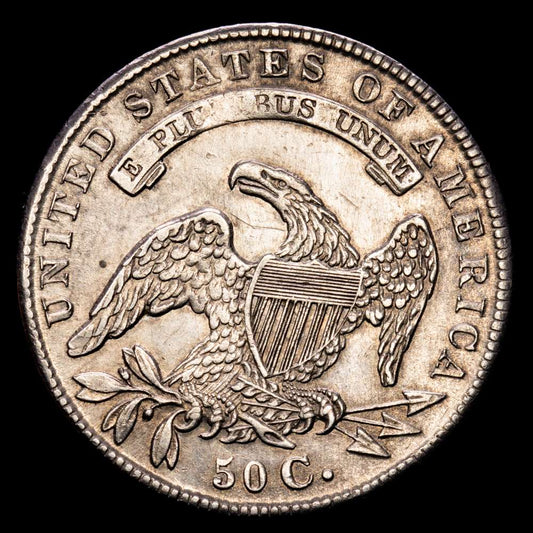 Estados Unidos. 1/2 dollar. 1835. Philadelphia. (Km-37). Ag. 13,45 g. Capped bust. XF .
