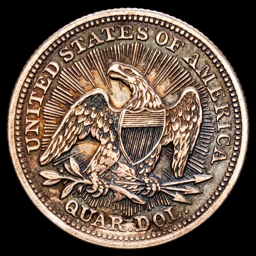 Estados Unidos de América. 1/4 Dolar. (6,15 g.). 1853. KM-78. XF.