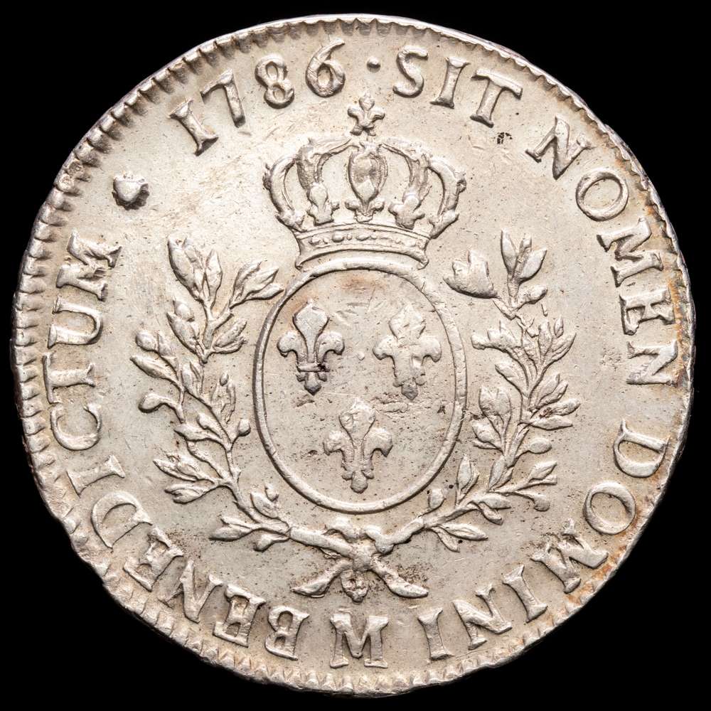 Francia – Luis XVI. ECU. (29,03g.). Tolouse. 1716. Ensayador M. KM-564.10. EBC.